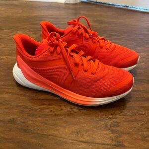 🍋LIKE NEW Lululemon Blissfeel 2 Running Shoe Solar Orange/Flare/Light Vapor - 10